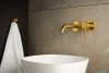 KFA MOZA BRUSHED GOLD bateria umywalkowa podtynkowa złoty szczotkowany 5039-810-31